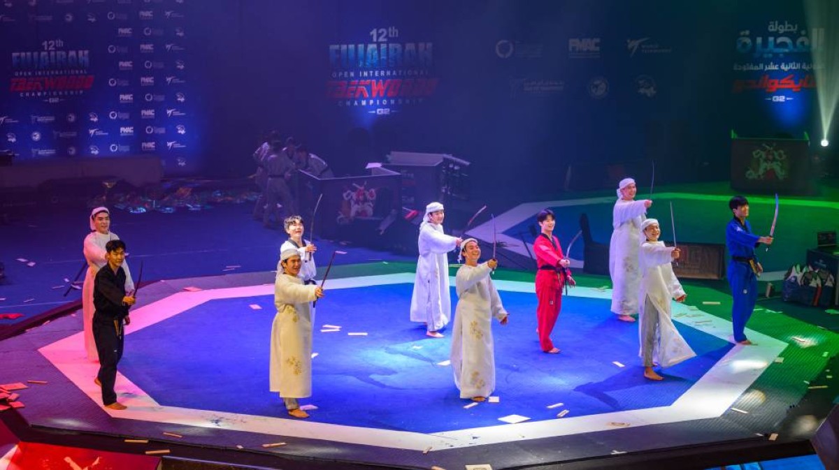 محمد الشرقي يشهد افتتاح بطولة الفجيرة الدولية المفتوحة للتايكواندو بنسختها الثانية عشرة