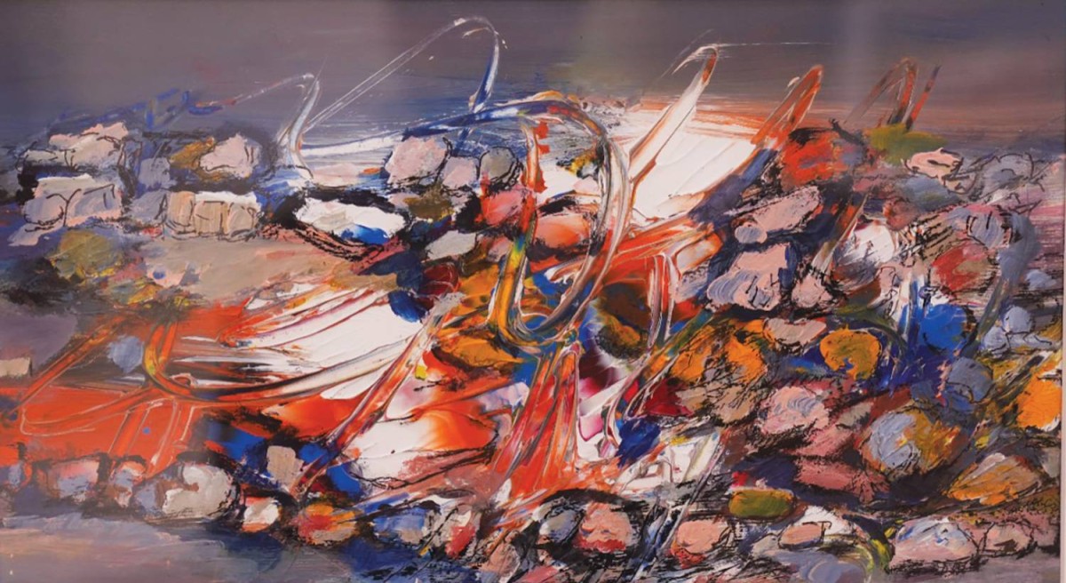 من أعمال المعرض
