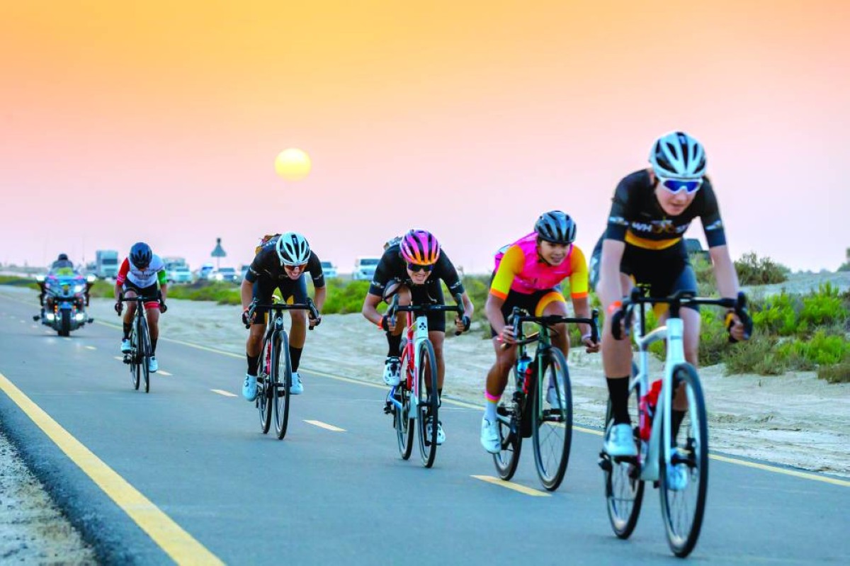 بطولة السلم للدراجات الهوائية تنظم «سباق السيدات» في ختام دورتها التاسعة