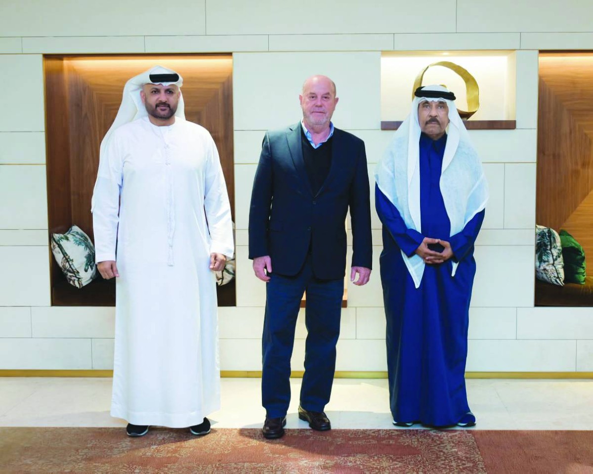 اللواء ناصر الرزوقي يستقبل رئيس الاتحاد الدولي للكاراتيه