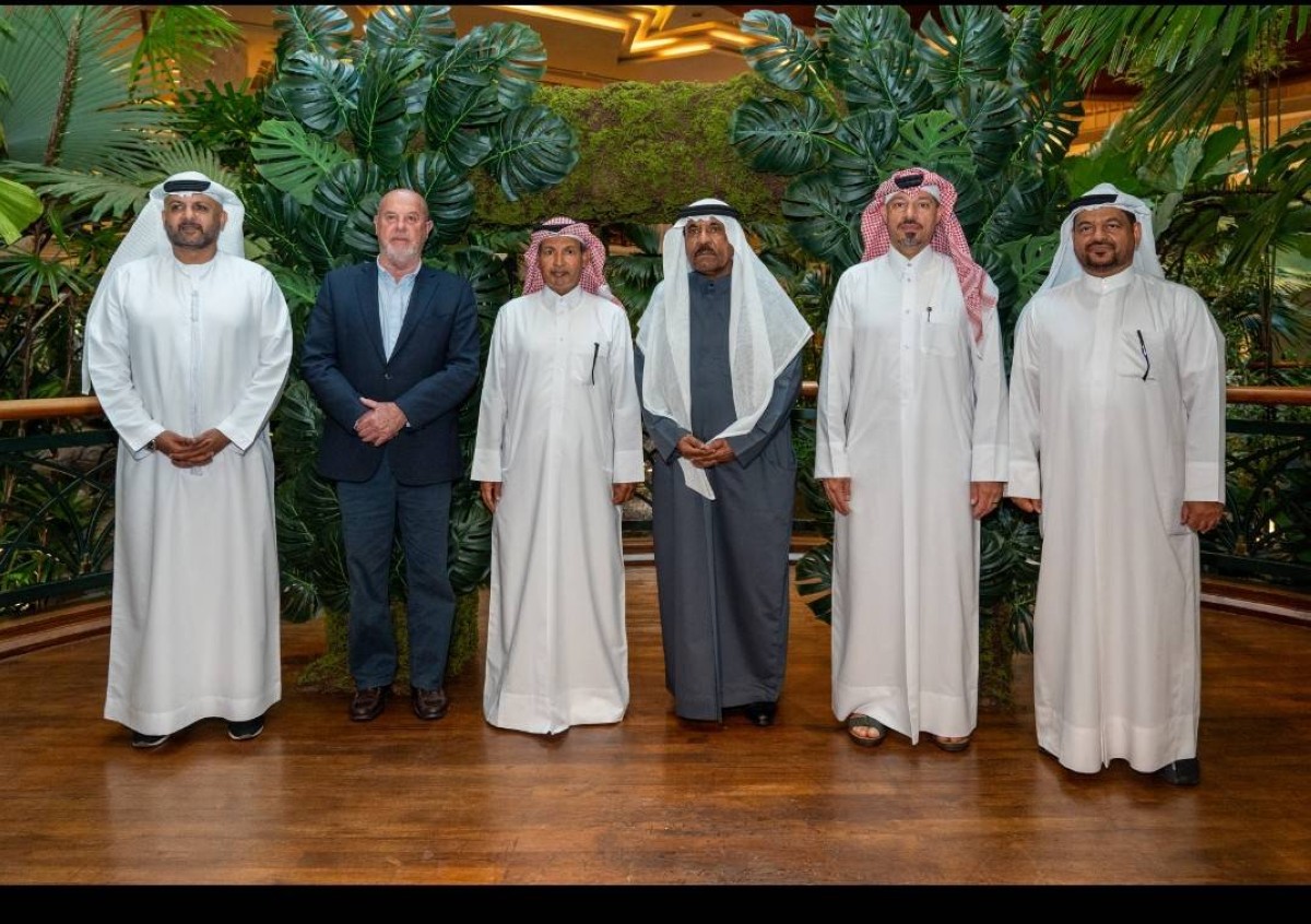 ناصر الرزوقي يستقبل رئيس الاتحاد القطري للجودو والتايكواندو والكاراتيه