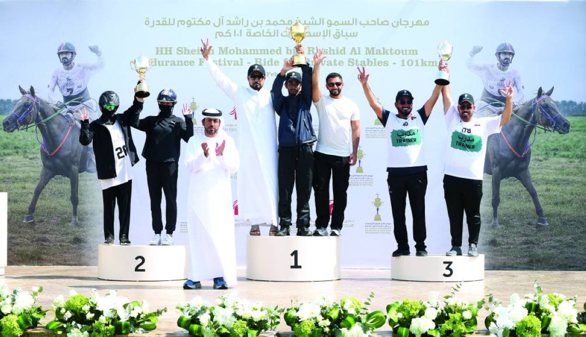 أحمد الكعبي يتوج أبطال ثاني أيام المهرجان