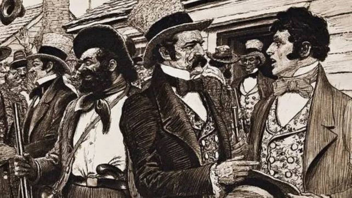 1836 الإعلان عن استقلال تكساس عن المكسيك.

