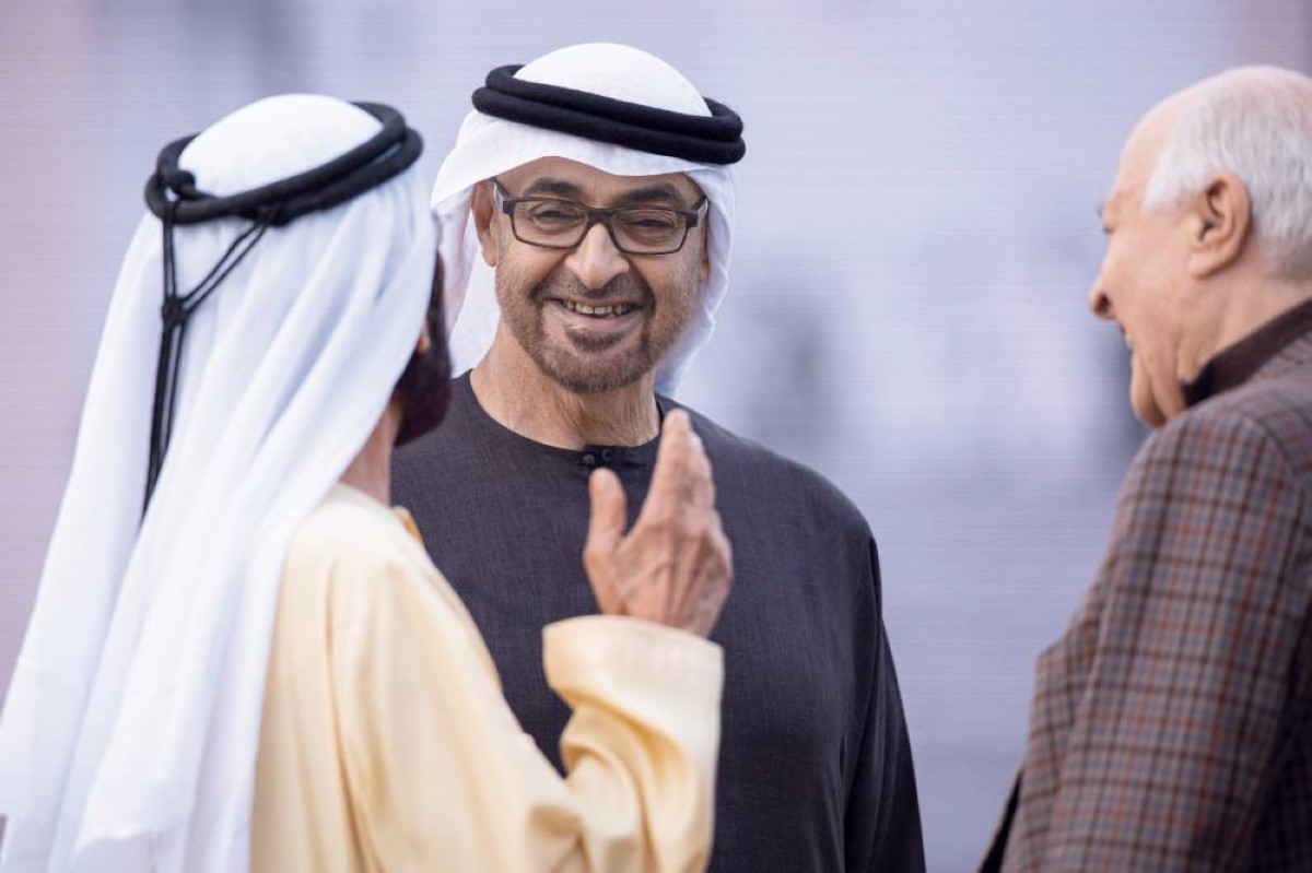 محمد بن زايد في حديث مع محمد بن راشد