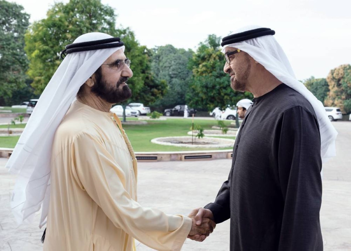 رئيس الدولة مرحباً بمحمد بن راشد