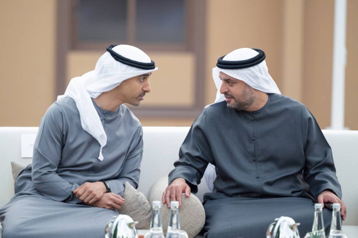 حمدان بن محمد بن زايد في حديث مع محمد بن حمد بن طحنون