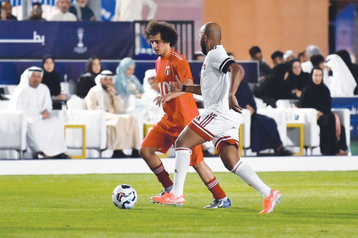 إسماعيل مطر وعموري في اللقاء الاستعراضي