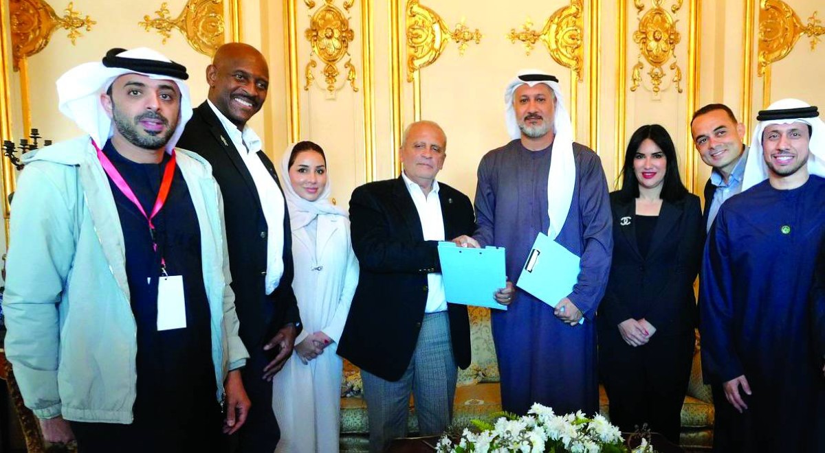 جانب من مراسم توقيع الاتفاقية