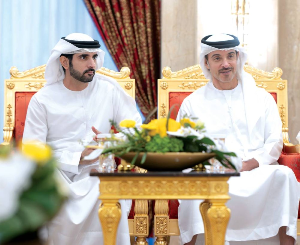 حمدان بن محمد وهزاع بن زايد