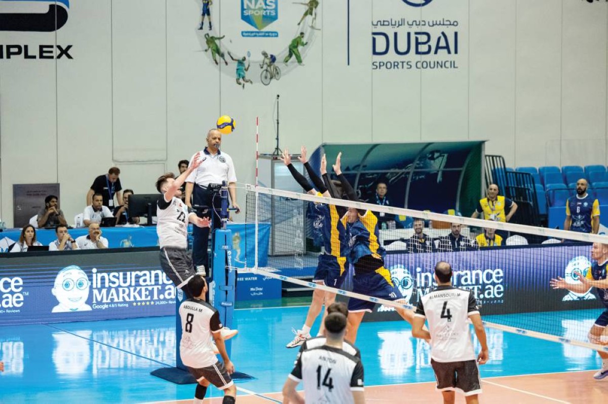 إثارة كبيرة في مباريات الطائرة 