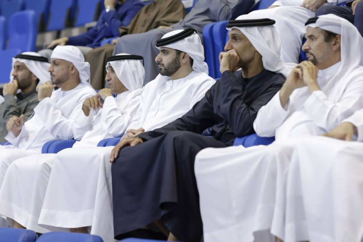 منصور بن محمد يشهد جانباً من منافسات النسخة الثانية عشرة لدورة ند الشبا الرياضية