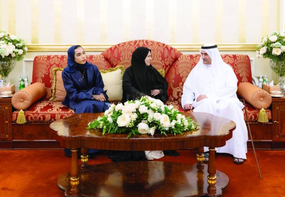 حمد الشرقي خلال تقبل التهاني 