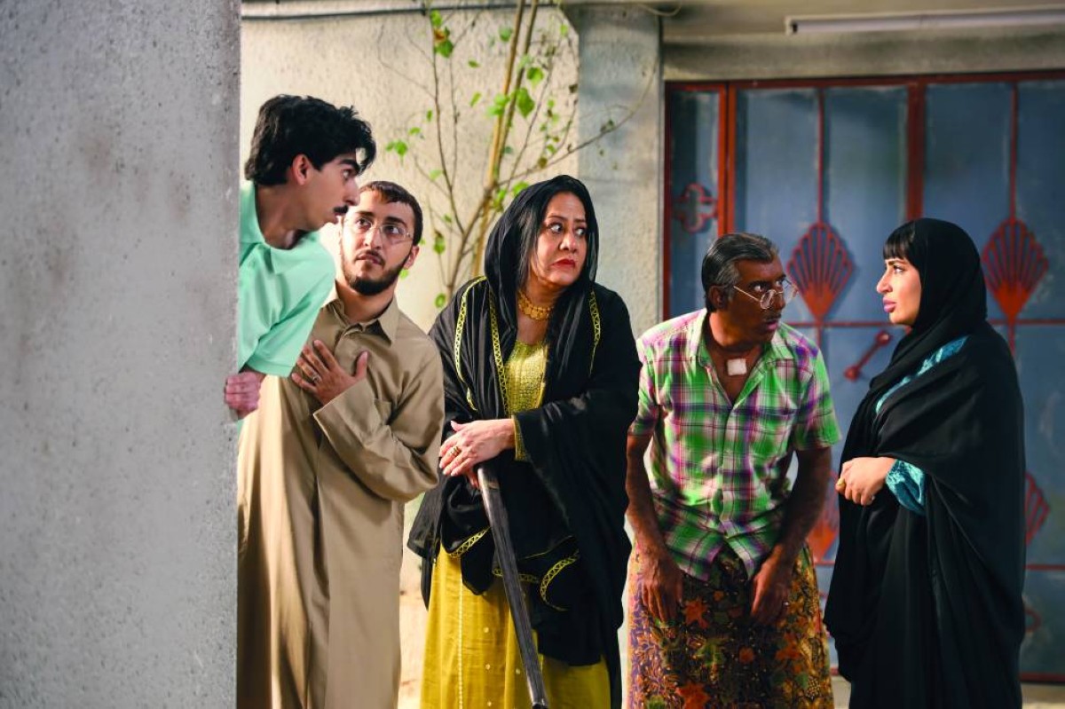 مشهد من مسلسل «وديمة وحليمة 4» 
