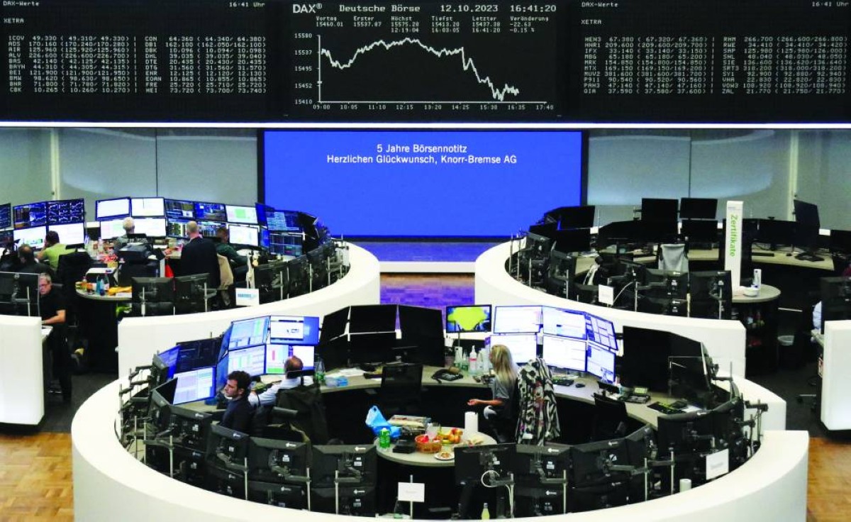 متداولون في بورصة فرانكفورت