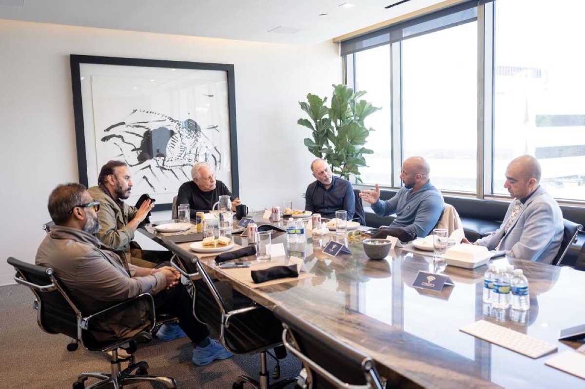 عبد الله آل حامد خلال أحد اللقاءات