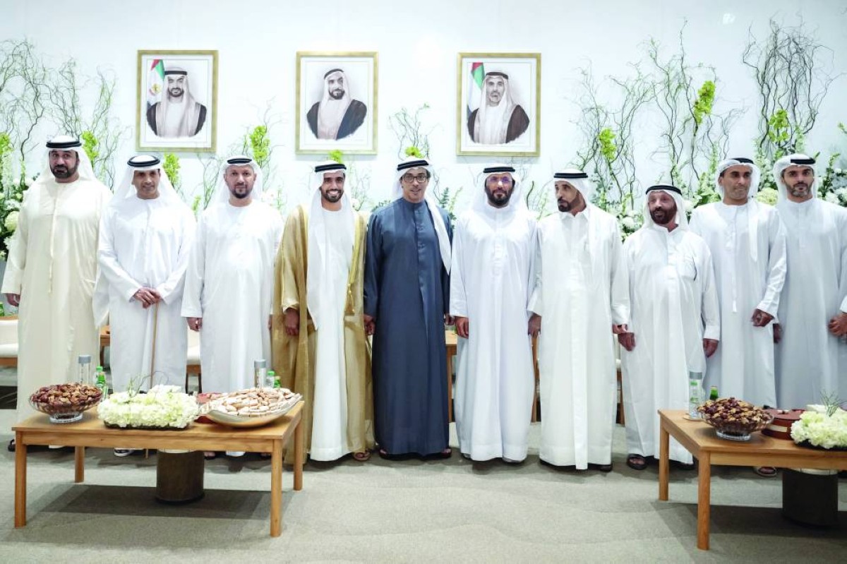 
سموه خلال حضوره حفل الاستقبال 