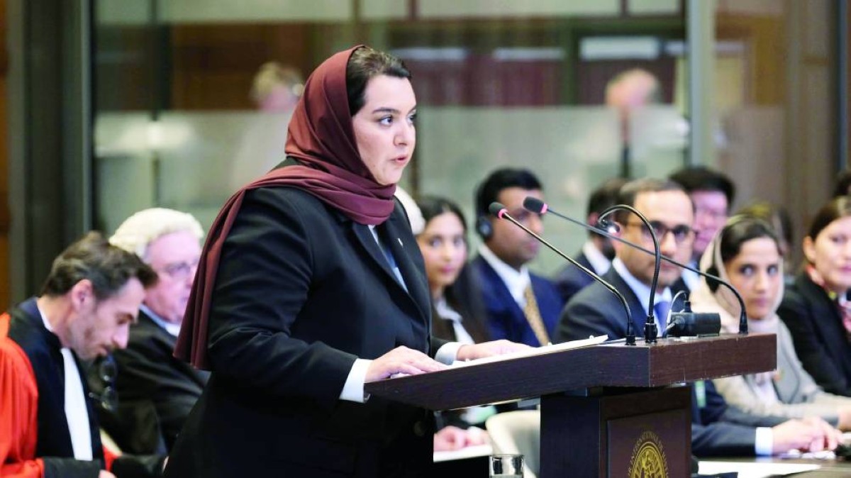ريم كتيت خلال جلسة الاستماع