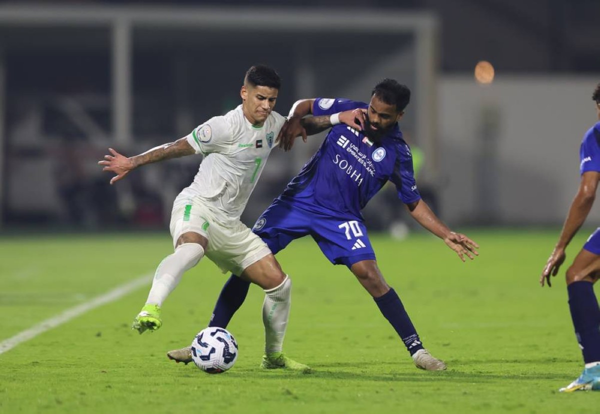 النصر يخطف 3 نقاط ثمينة من دبا الحصن في سباق المراكز المتقدمة