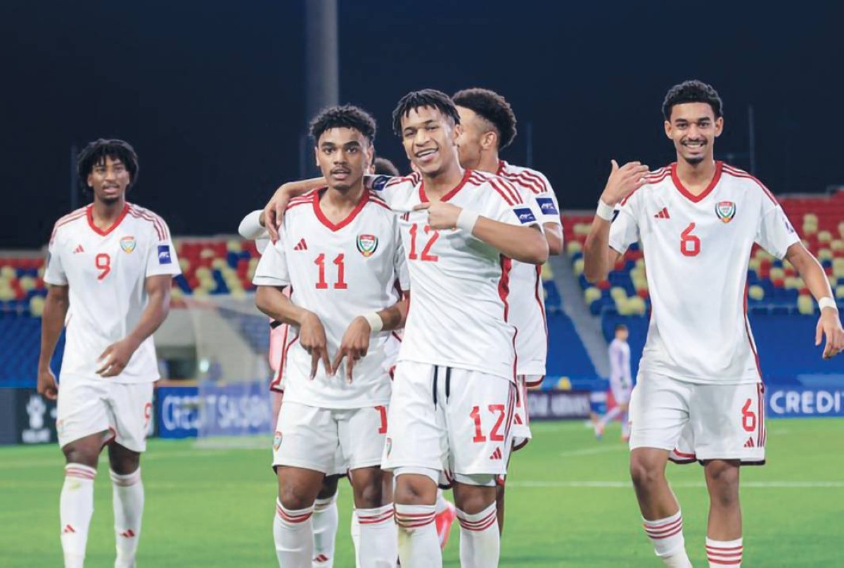 جانب من فرحة منتخب الناشئين بالتأهل إلى المونديال 