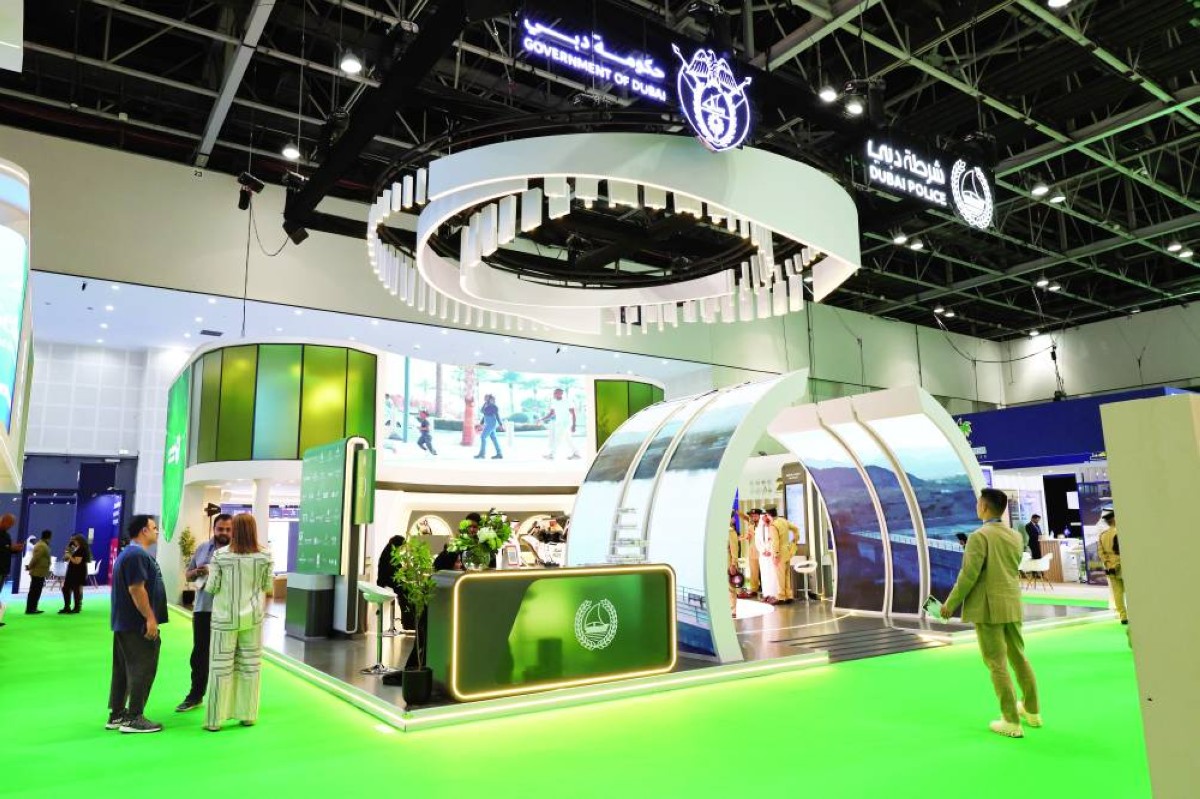 حضور قوي لشرطة دبي في المعرض 
