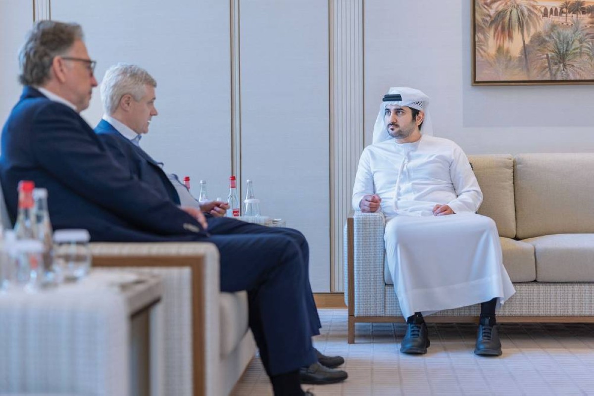 سموه خلال اللقاء مع مارك رييد