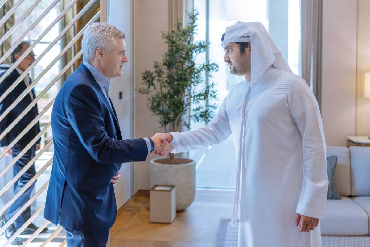 مكتوم بن محمد مستقبلاً الرئيس التنفيذي لشركة WPP العالمية