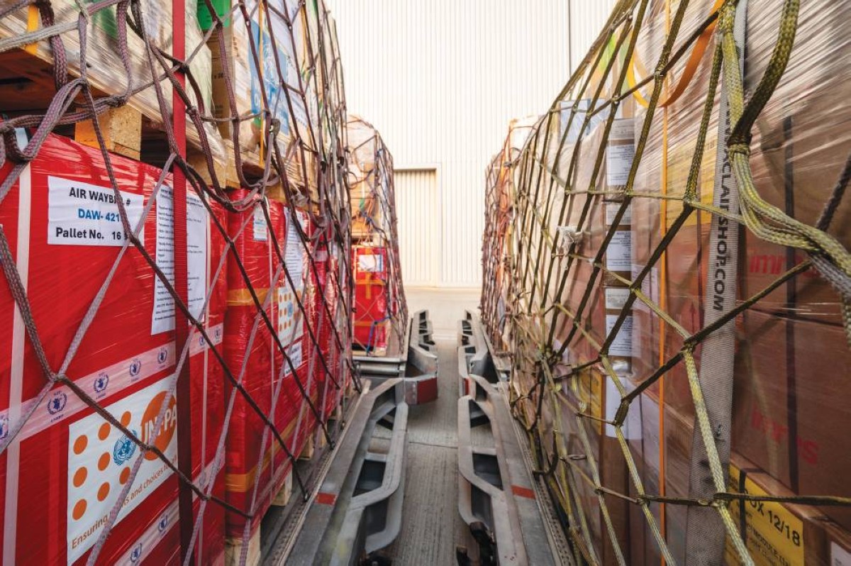 مساعدات إغاثية لدعم المجتمع الإنساني والاستجابة لحالات الطوارئ حول العالم