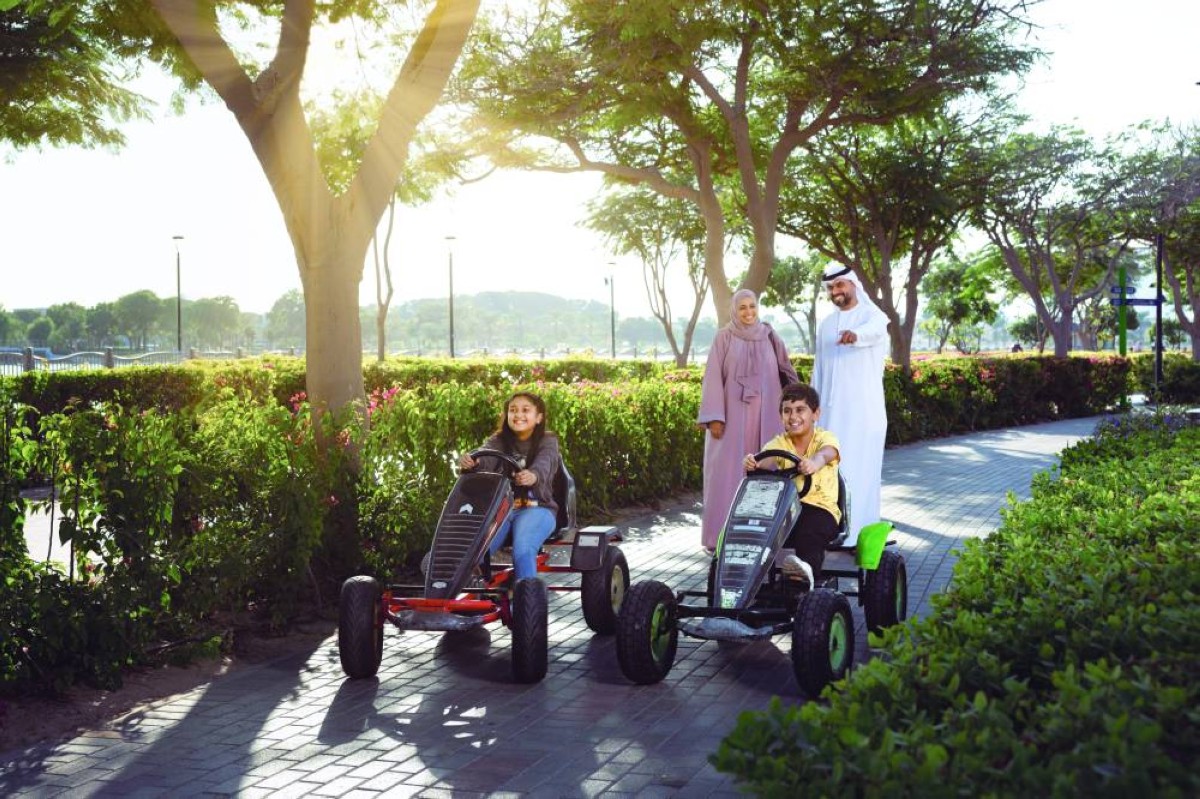  حدائق دبي تعزز سعادة ورفاهية الزوار 