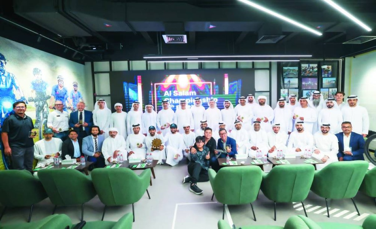 صورة جماعية خلال تكريم الفائزين بمسابقة التصوير للدورة التاسعة 