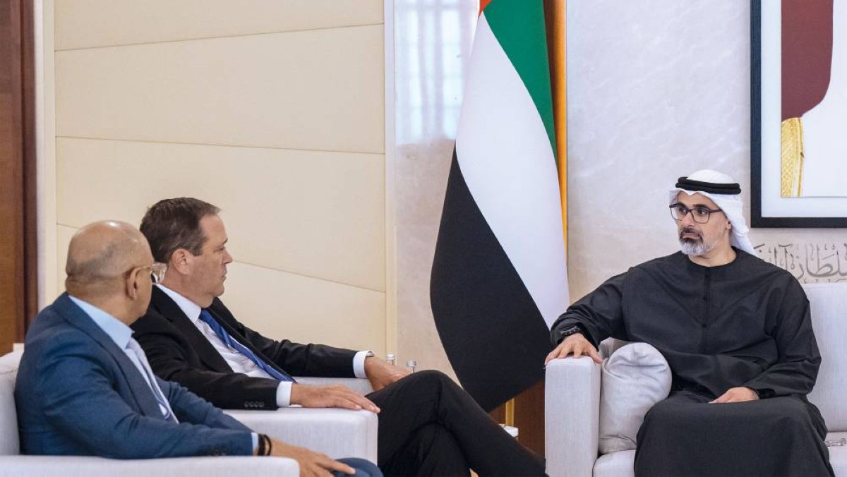 خالد بن محمد خلال اللقاء 
