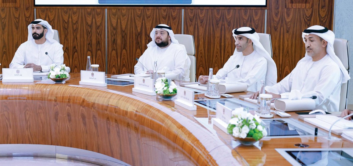 سالم القاسمي ومحمد السويدي وثاني الزيودي ومحمد المزروعي