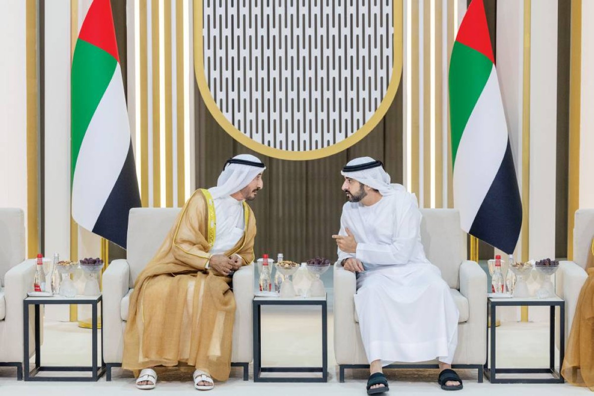 حمدان بن محمد في حديث مع بطي بن مكتوم