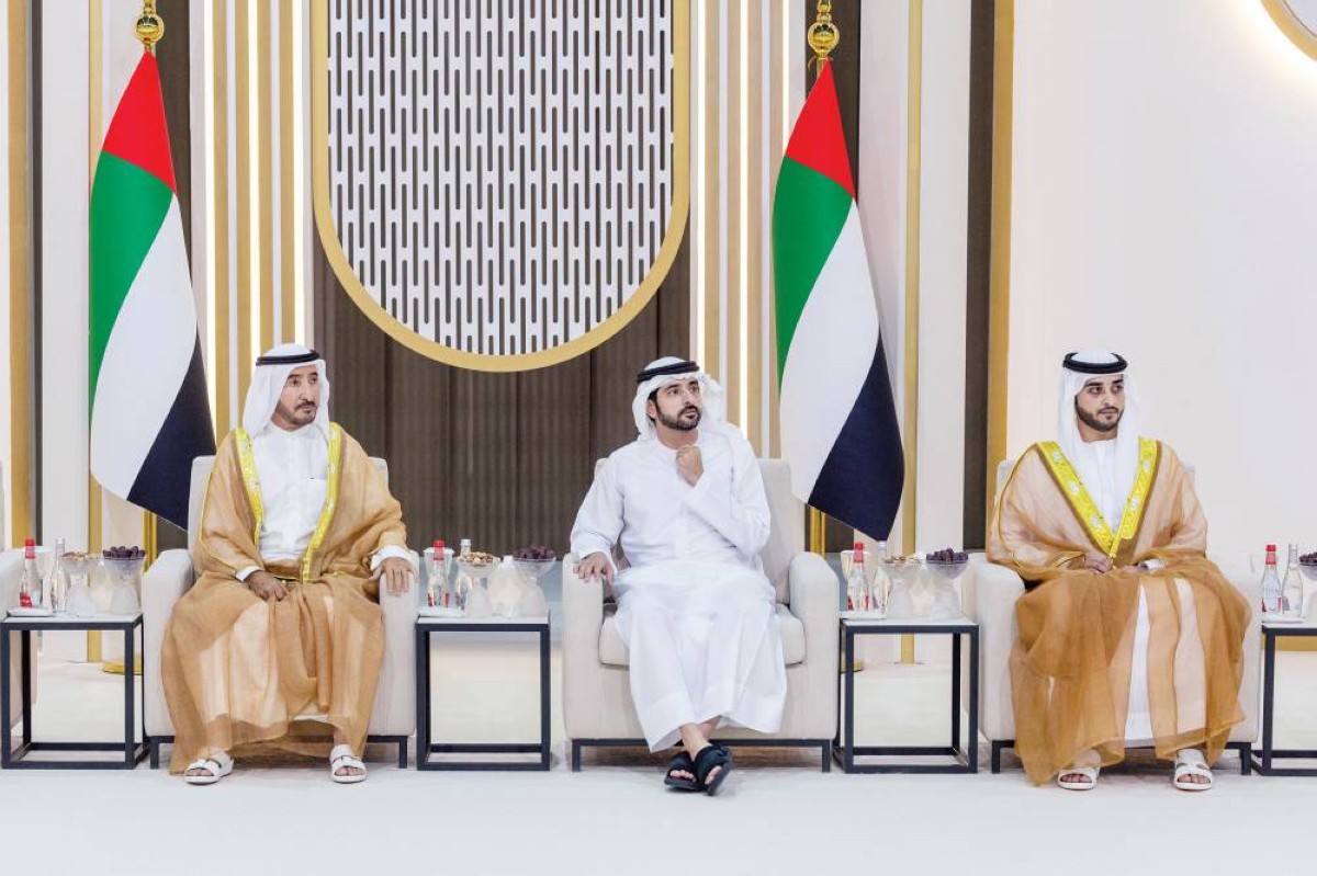 حمدان بن محمد وبطي بن مكتوم ومكتوم بن بطي