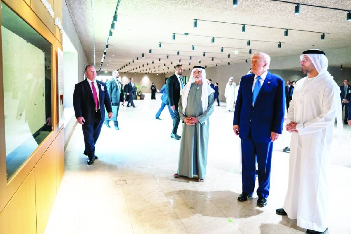 الرئيس الأمريكي يزور بيت العائلة الإبراهيمية في أبوظبي