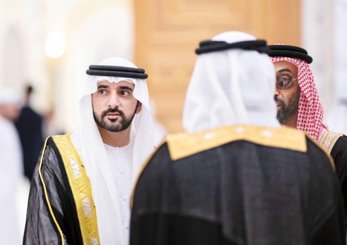  حمدان بن محمد وطحنون بن زايد 