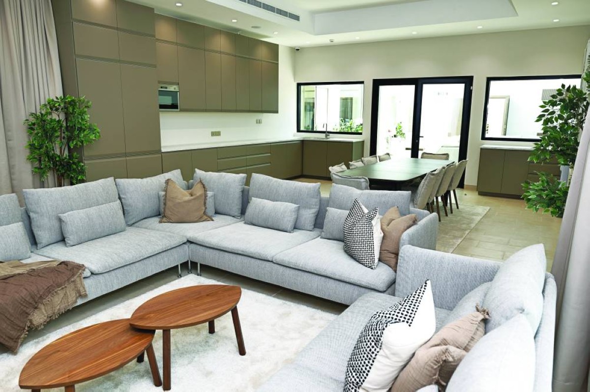 
قاعة المعيشة مجهزة وفق أعلى المعايير 