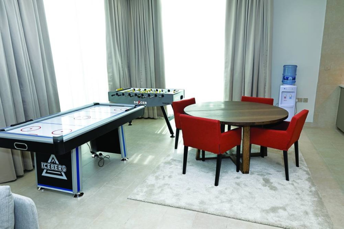 
قاعة الترفيه داخل المأوى 