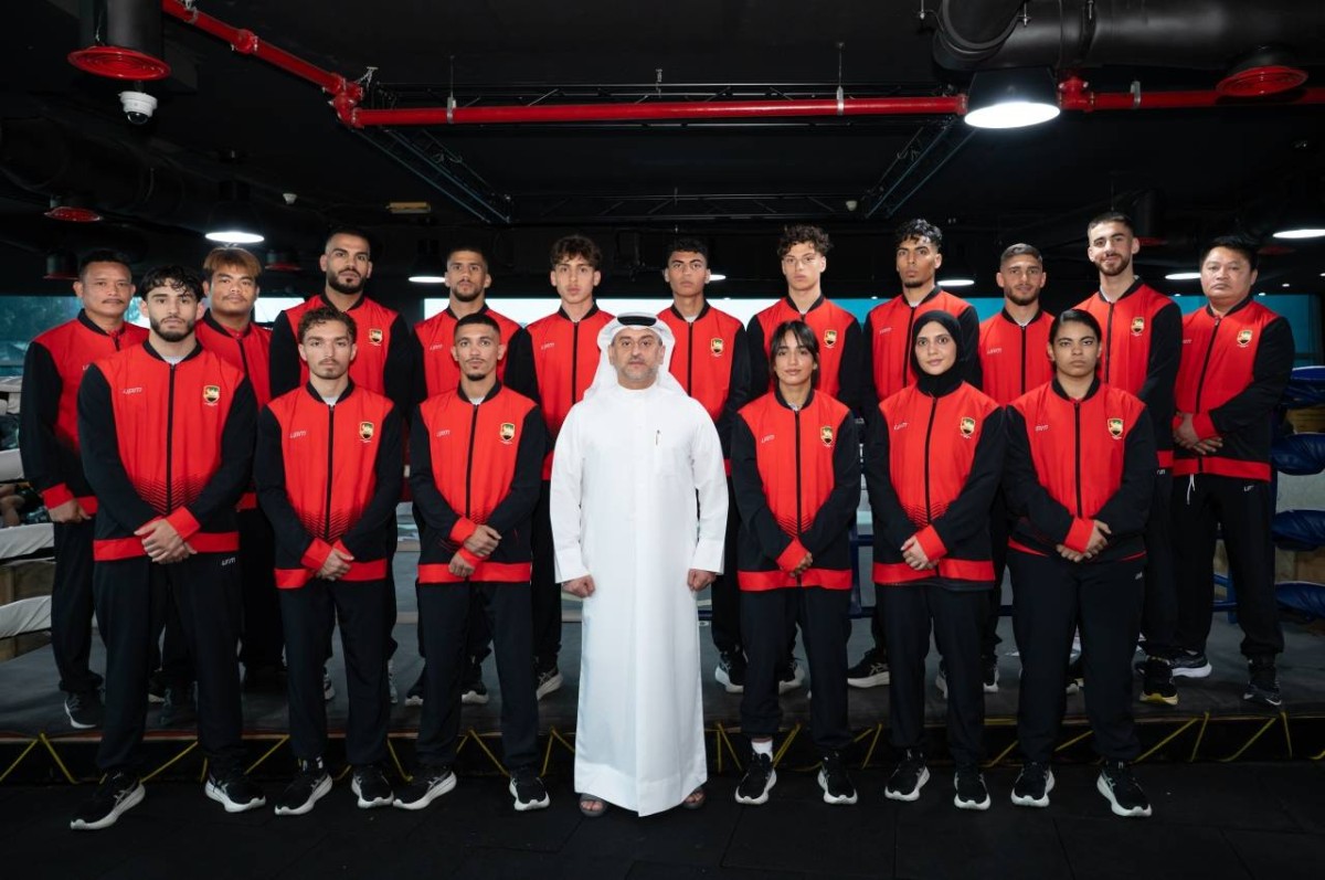 جانب من بعثة منتخب الإمارات