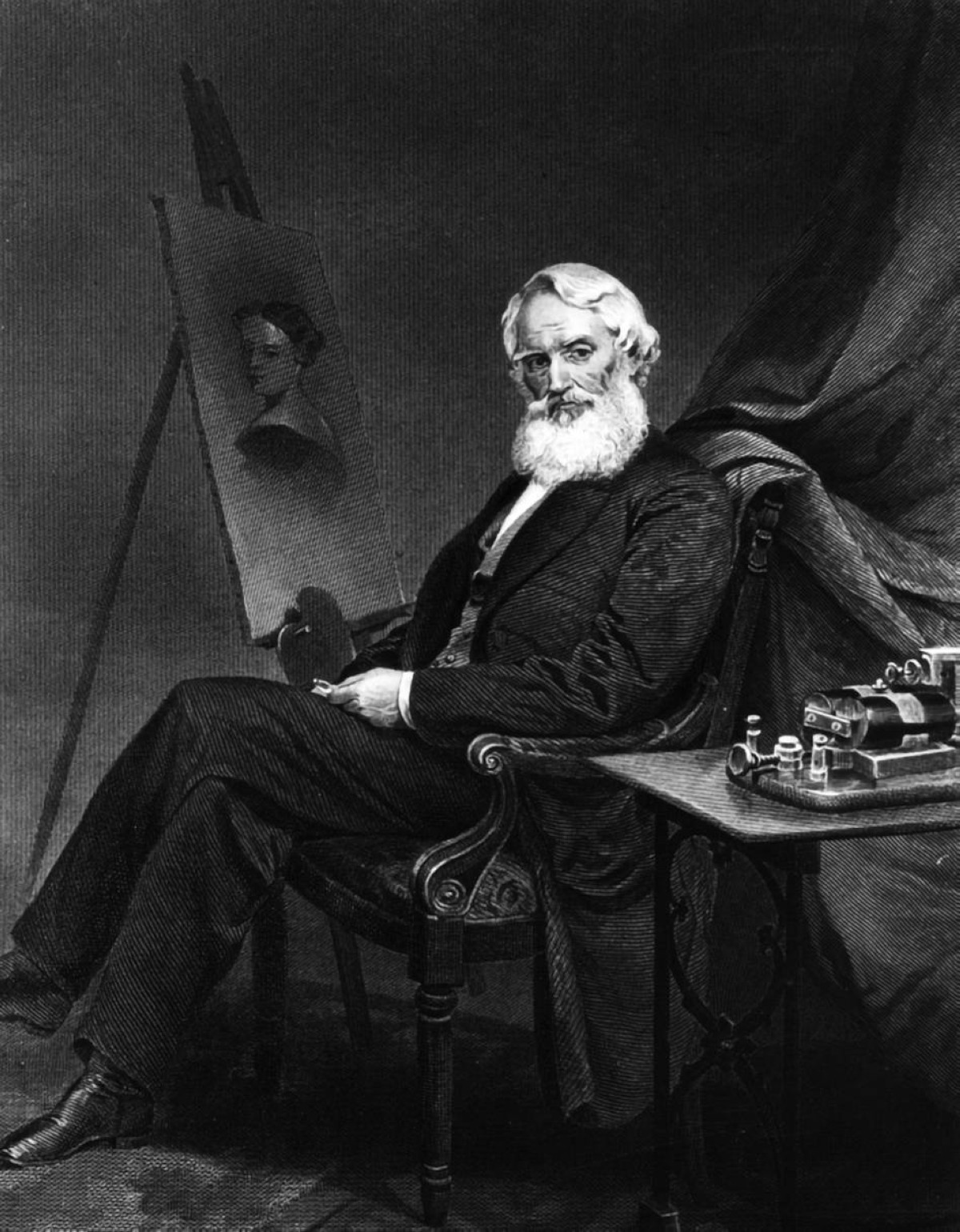 1844  مخترع التلغراف صمويل موريس يرسل أول برقية في التاريخ بين واشنطن وبالتيمور.