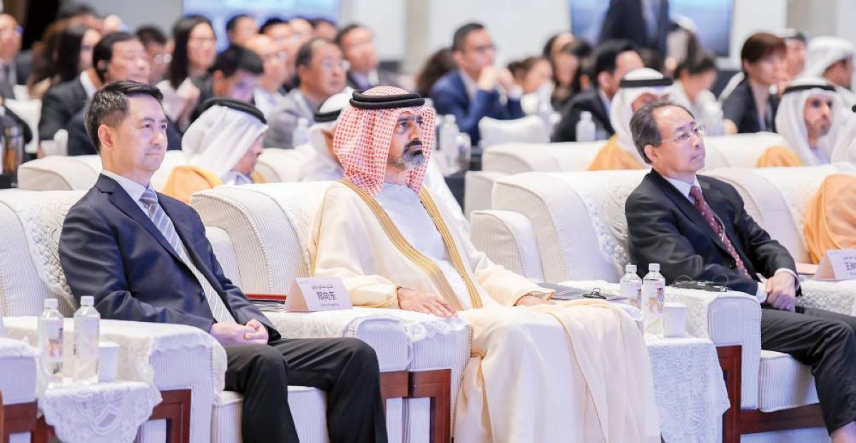 عمار النعيمي خلال حضوره المؤتمر