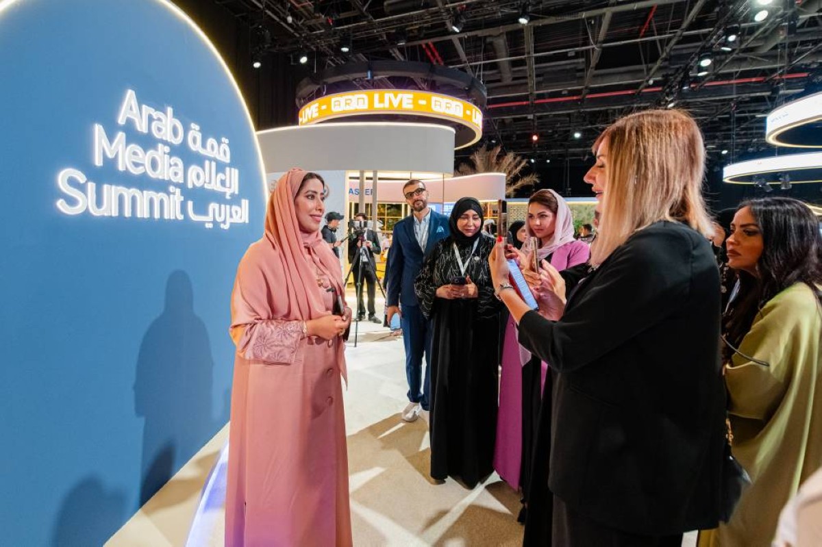 منى المري خلال لقائها القيادات الإعلامية | من المصدر