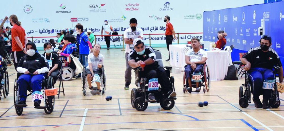 جانب من نسخة سابقة في بطولات فزاع لأصحاب الهمم 