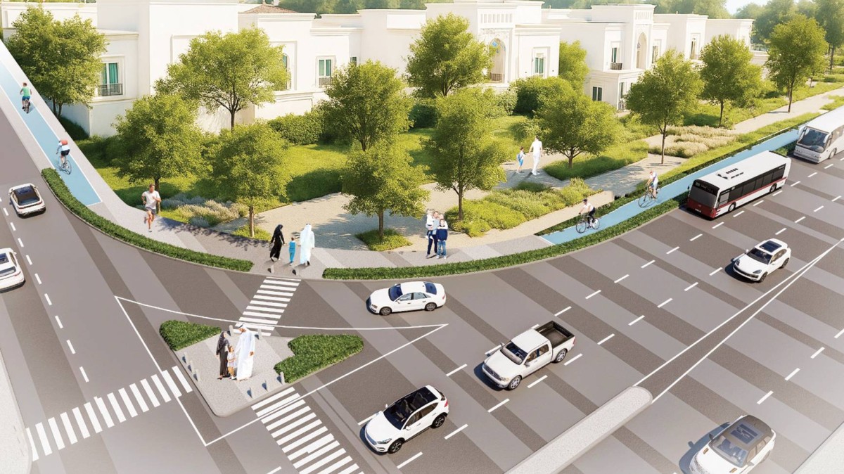 تطوير شبكة الطرق ورفع طاقتها الاستيعابية لتعزيز انسيابية الحركة المرورية 