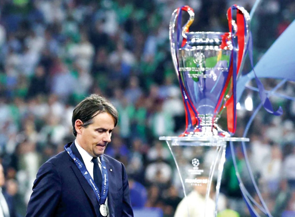 إينزاجي حزين لخسارة الكأس الغالية   