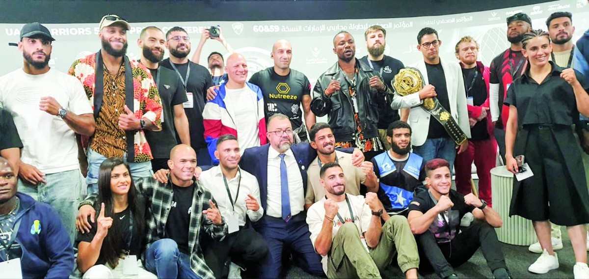 «محاربي الإمارات» للفنون القتالية المختلطة تنطلق في أبوظبي غداً