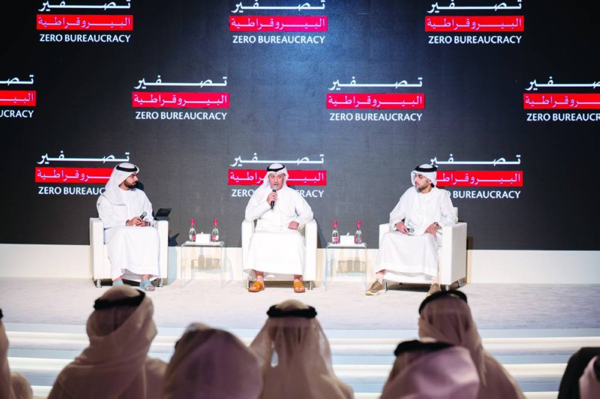 مروان حاجي ناصر وفؤاد منصور شرف خلال الجلسة الحوارية التفاعلية