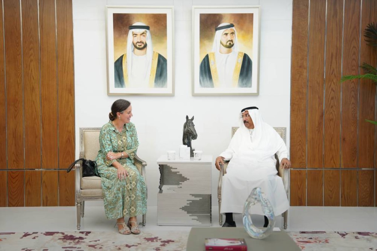 محمد المر وسيبيله بفاف خلال اللقاء | من المصدر