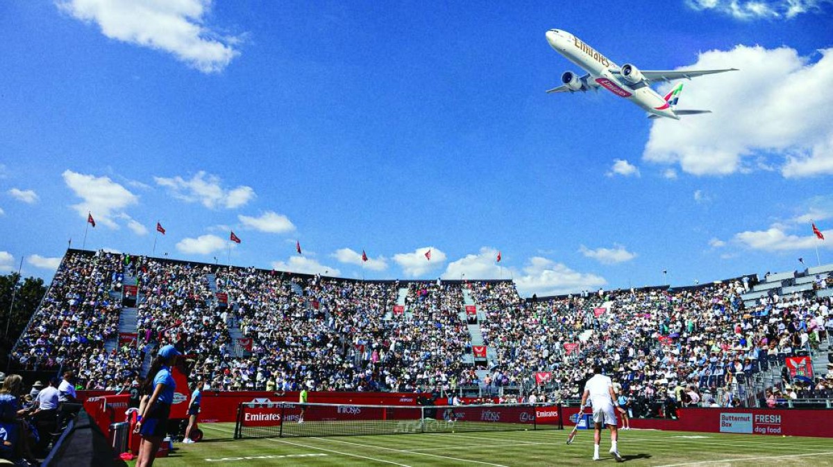 شراكة مستمرة بين طيران الإمارات ومحترفي التنس