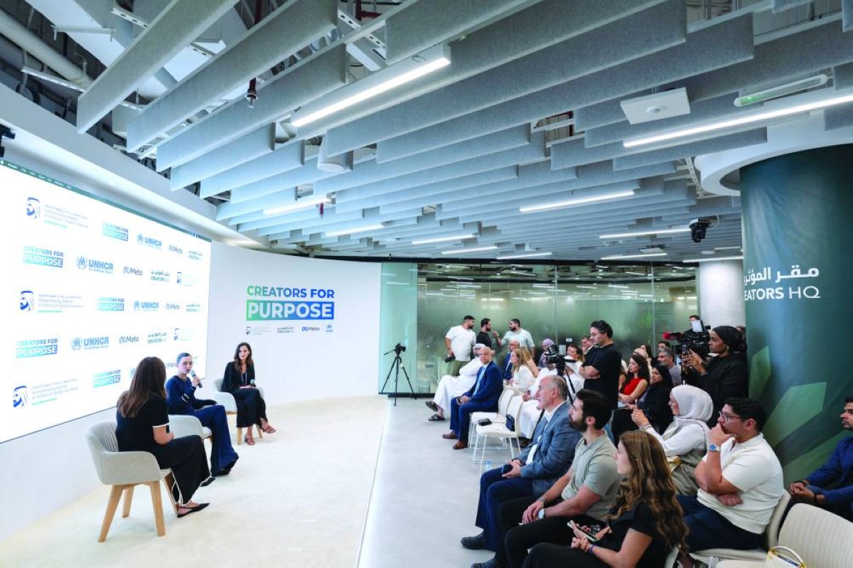 خلال الفعالية التي نظمها مقر المؤثرين لدعم صناع المحتوى الإنساني الهادف