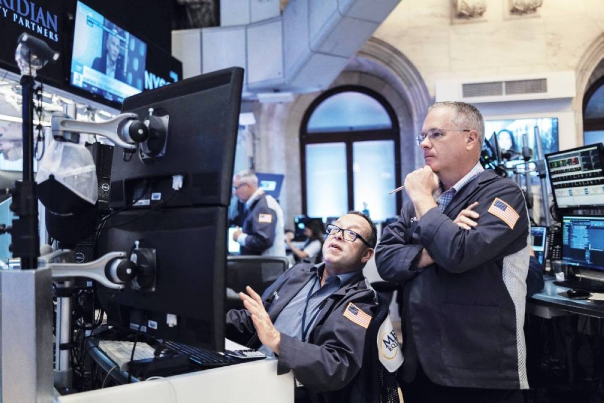 متداولون في بورصة نيويورك 